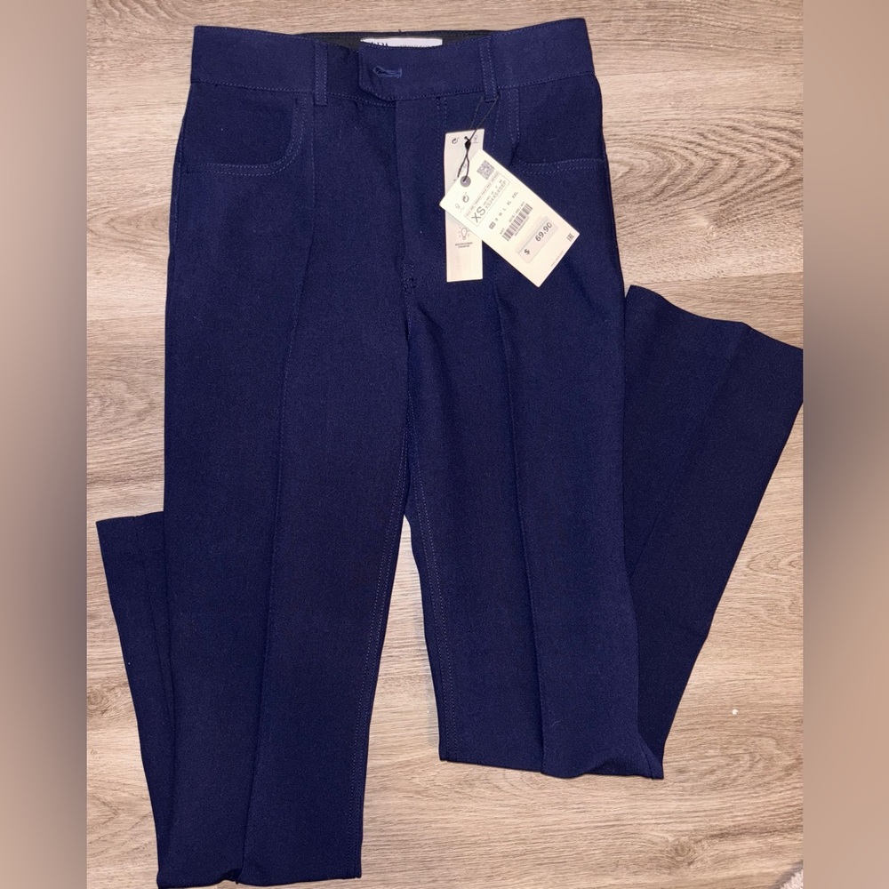 Zara Women's Deep Blue Dress Pants